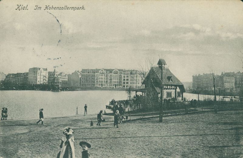 Datei:Schreventeich mit Bootshaus 1905.jpg