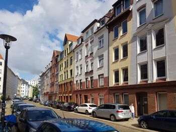 Blick in Richtung Niebuhrstraße