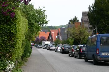 Blick im Richtung Maybachstraße