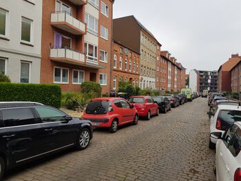 Blick durch die Fockstraße in Richtung Jeßstraße