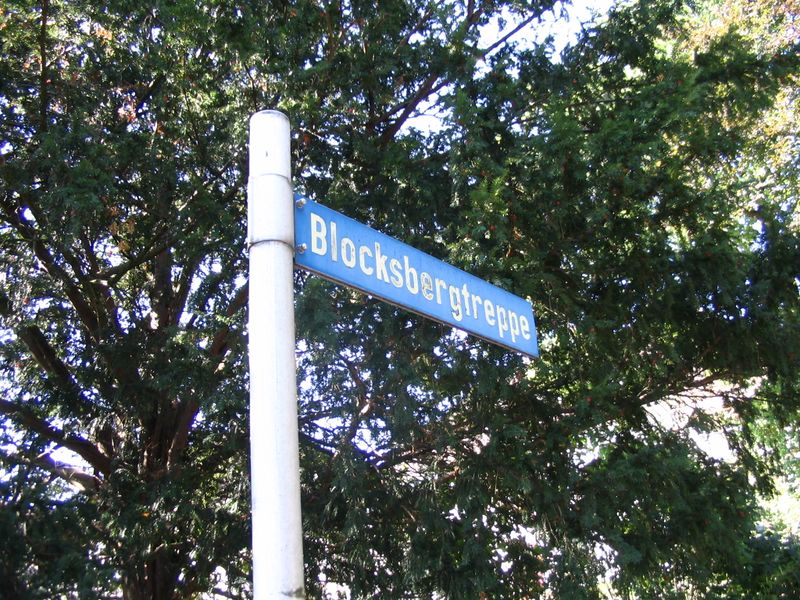 Datei:Straßenschild Blocksbergtreppe 2006.jpg