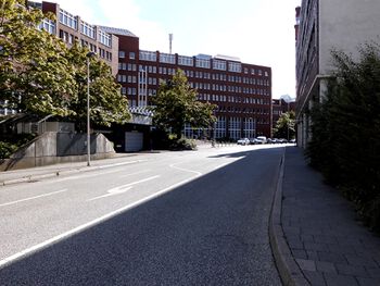 Fabrikstraße in Richtung Heinrich-Ehmsen-Platz
