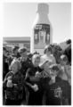 Milchbrunnen vor der Ostseehalle zum Tag der Milch, Mai 1966