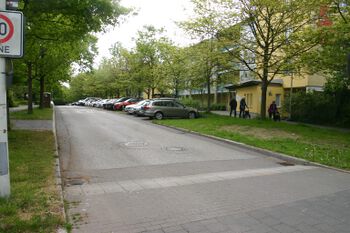Blick von der Straße Langenfelde