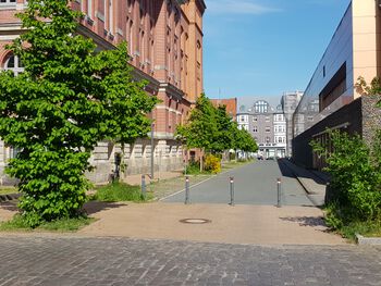 Blick von der Adolfstraße zur Feldstraße