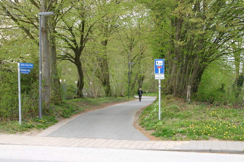 Datei:Sophie-Lützen-Weg von Elfriede-Dietrich-Straße.jpg