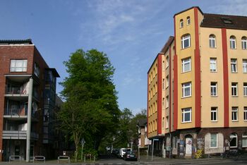 Blick von der Bahnhofstraße in Richtung Kehrwieder