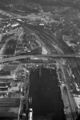 Luftaufnahme der Hörn, 1972. Vorn links das spätere Kai-City-Gelände