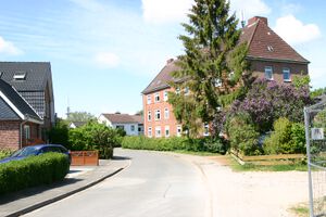 Bogenstraße Richtung Kniestraße.JPG
