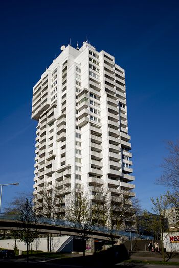 Der weithin sichtbare "Weiße Riese"