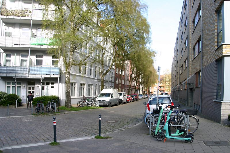 Datei:Gefionstraße von Gneisenaustraße.jpg