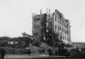 Die Ruine des Hansa-Hotels nach der Zerstörung