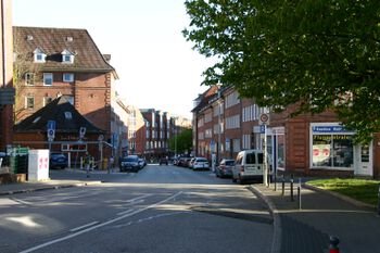 Blick durch den Schülperbaum vom Exerzierplatz in Richtung Walkerdamm