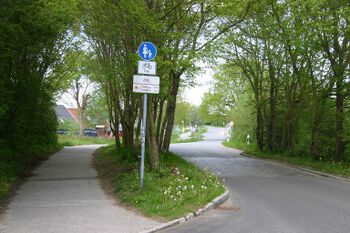 Blick vom Wendenweg in Richtung Meimersdorf-Gartenstadt