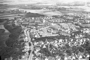 Komponistenviertel Pries von Süden Luftbild.jpg