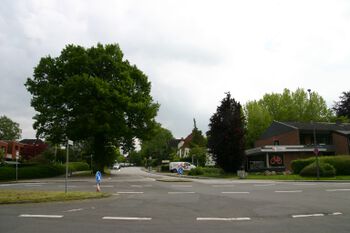 Barkauer Straße; Blick vom Poppenbrügger Weg/Kieler Weg nach Norden
