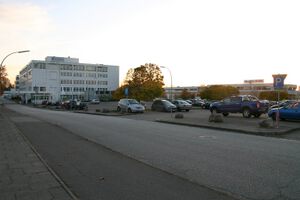 Dr-Hell-Straße Rheinmetall und Heidelberg.JPG